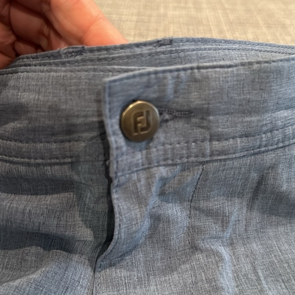 FootJoy 9” inseam lightweight shorts, 32”, heather blue - Picture 2 of 8